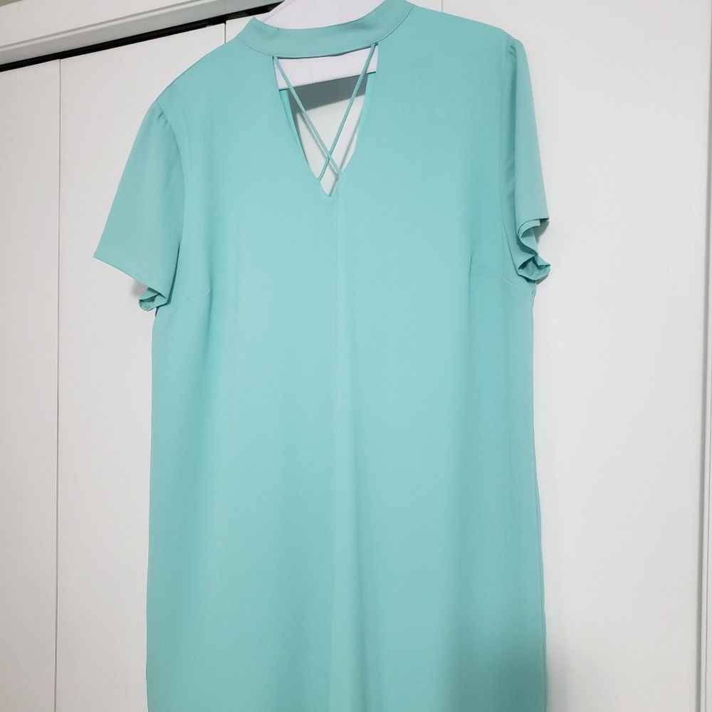 She + Sky mint color dress Size Large